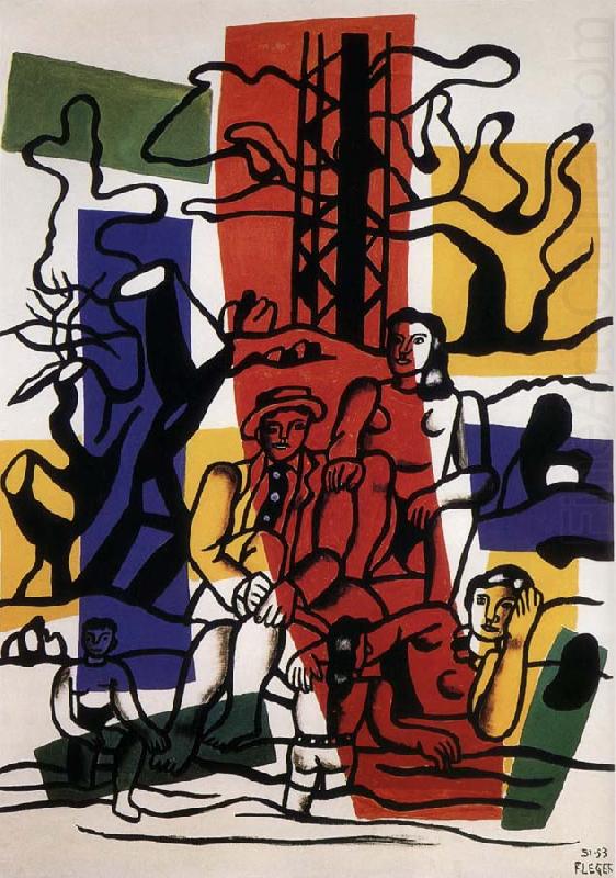 Fernard Leger Outing segment china oil painting image